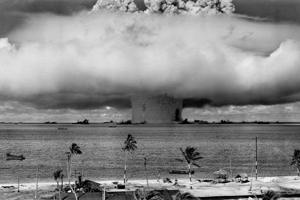 Nuclear weapons test explosion