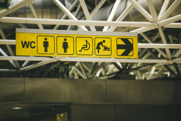  Bathroom sign
