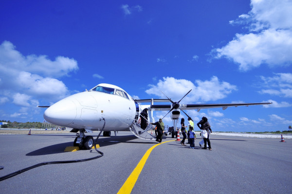 Plane on Runway