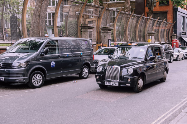 Black cab, in London