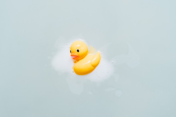 A rubber duck