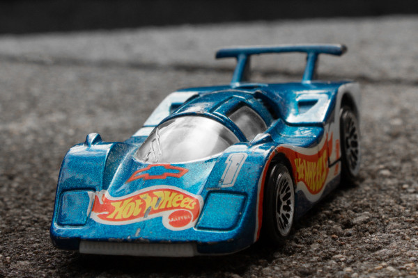 A car from Hot Wheels
