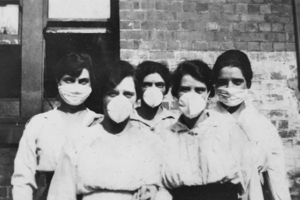 Five women battling spanish flu
