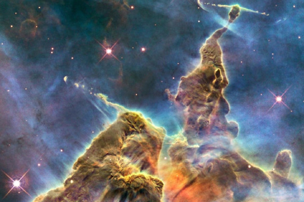 Carina Nebula imaged by the Hubble Space Telescope