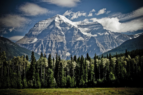 Mount Robson in Canada.