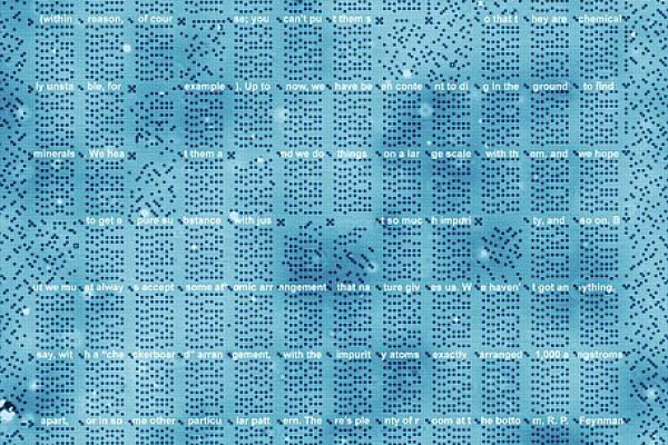 Chlorine atoms arranged on a copper surface store data at the atomic scale