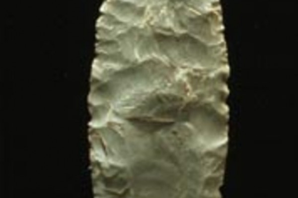  == {{int:filedesc}} == Clovis point (In the workplace) Example of a Clovis fluted blade that is 11,000 years old Image courtesy of the Virginia Dept. of Historic Resources. == {{int:license}} == <br style=\clear:both\ /> {| align=\CENTER\...