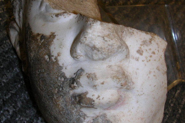 The adolescent face of Nero, found at Fishbourne palace in Southern Britain