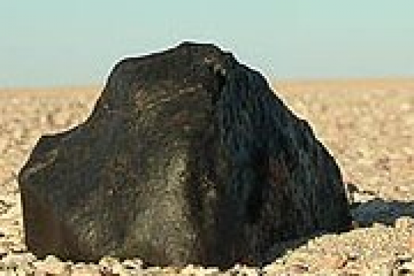 An iron meteorite