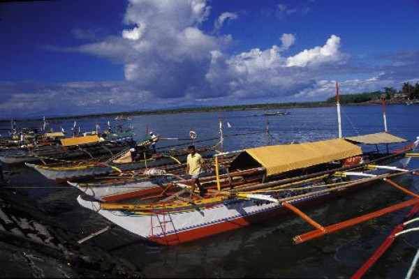 Fishing boats in the Philippines