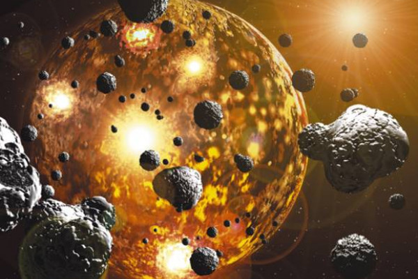 During the late heavy bombardment about 3.9 billion years ago, massive impactors rained down, re-surfacing the Earth and bringing with them the gold and other precious metals we cherish today...