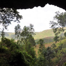 Mota cave is where the burial was located.