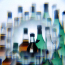 Alcohol bottles