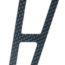 Carbon Fibre Reinforced Polymer Carbon Fibre Reinforced Polymer - tailfin of a remote controlled helicopter.