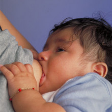 Breastfeeding an infant