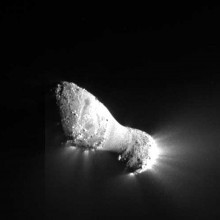 Comet Hartley 2, taken from the deep impact spacecraft as part of the EPOXI mission