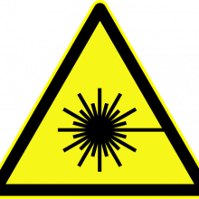 Warning symbol for laser beam Warning symbol for laser beam