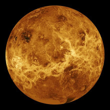 global view of the surface of Venus