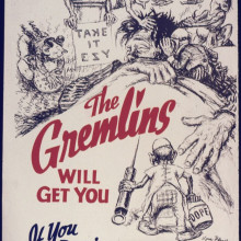 Gremlins US war poster