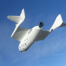 Spaceship One in Flight