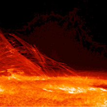  Taken by Hinode's Solar Optical Telescope on Jan. 12, 2007, this image of the sun reveals the filamentary nature of the plasma connecting regions of different magnetic polarity. Hinode captures these very dynamic pictures of the chromosphere. The...