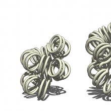 Two proposed structures of the 30nm chromatin filament.