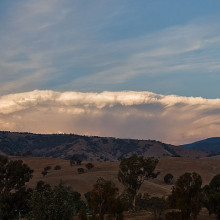 Anvil shaped cumulus cloud, February 2007