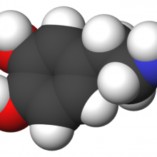 Dopamine 3d molecule
