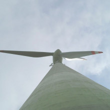 A wind turbine