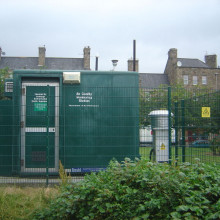 Station for measuring air quality in Edinburgh, Scotland