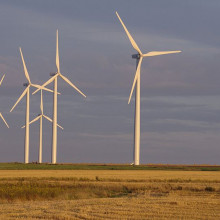 Wind farm near Caen