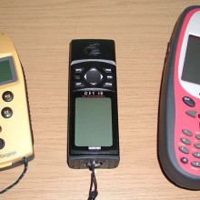 GPS receivers from Trimble, Garmin und Leica