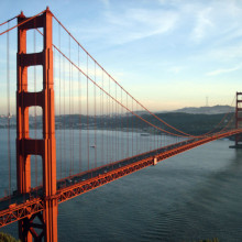 The Golden Gate Bridge in San Francisco