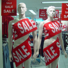 A Sale in a shop in Jakarta