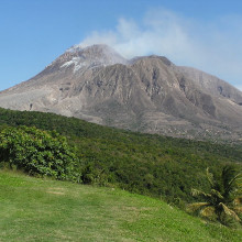 The Soufriere Hills Volcano on Monserrat