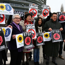 Fracking protest