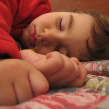 A child sleeping