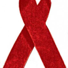 The Red ribbon is a symbol for solidarity with HIV-positive people and those living with AIDS.