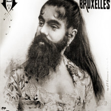 anne jones bearded lady poster