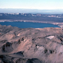 Photo of caldera of Askja Volcano