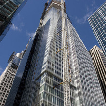 The Bank of America Tower under construction on 12 October 2007. Photo by Eric R. Bechtold
