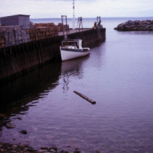 The bay of Fundy at high tide, 1972.