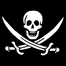 Pirate flag of Rack Rackham (Calico Jack)