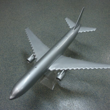 How an aeroplane would look with dimpled wings How an aeroplane would look with dimpled wings