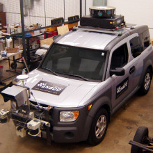A DARPA urban challenge vehicle