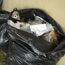 A typical bin bag A typical bin bag from the UK