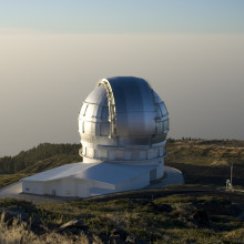 The Gran Telescopio at Roque de los Muchachos Observatory, La Palma, Canary Islands Date
