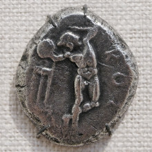 A silver tetradrachm (Ancient Greek coin)