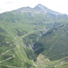 View of the peaks