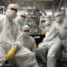 Some of the LIGO installation team